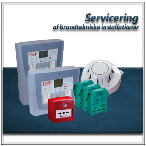 Service af ABA Teknik brandanlæg